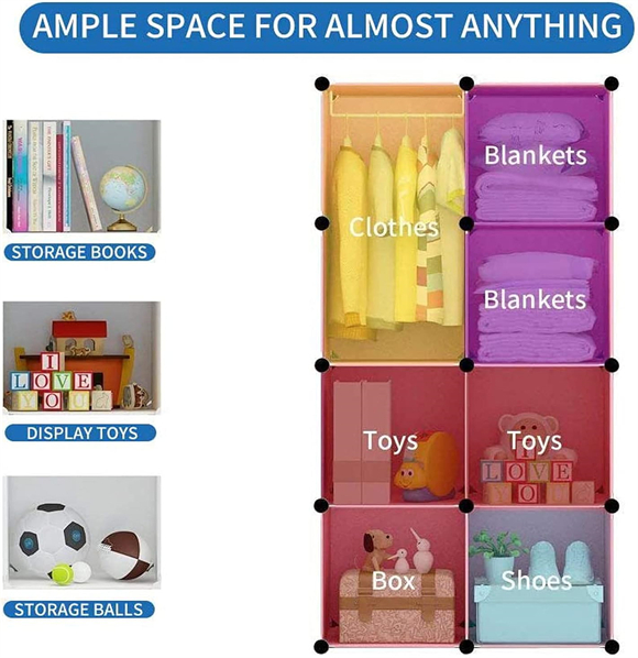 plastic wardrobe